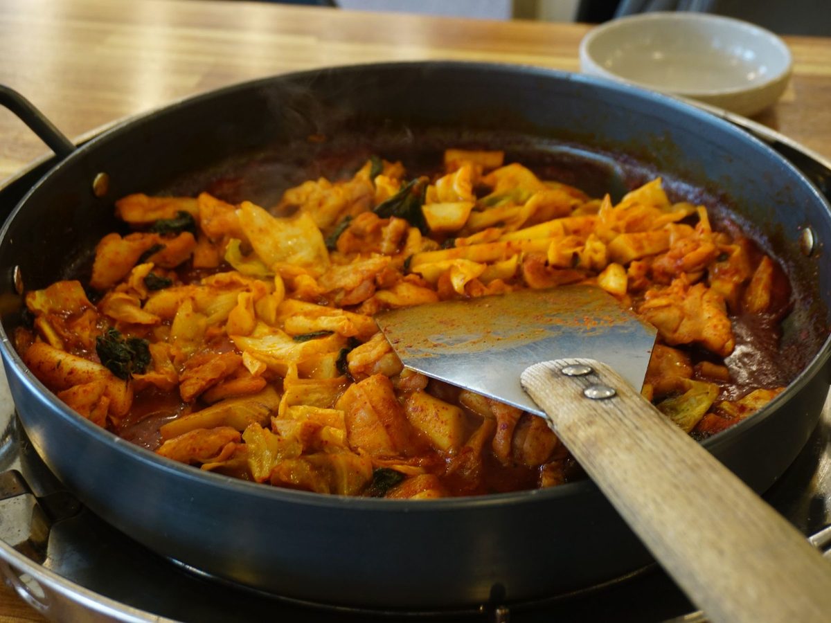 Dakgalbi, a Korean recipe