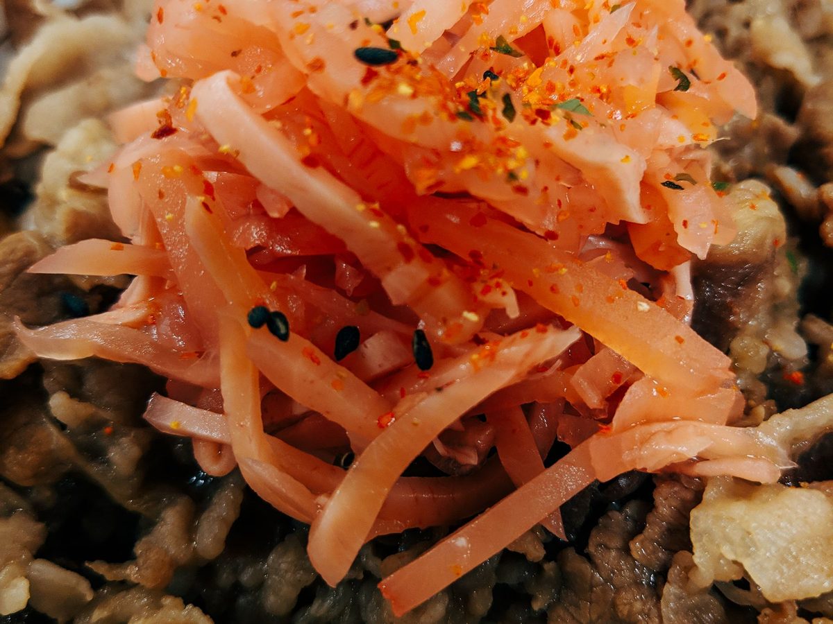 Gyudon, a Japanese recipe