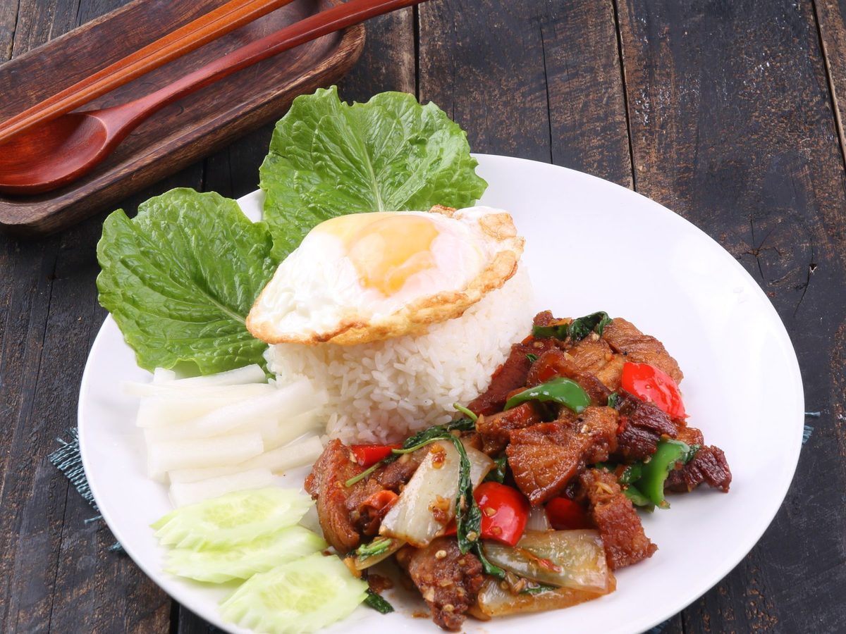 Pad Krapow Gai, a Thai recipe