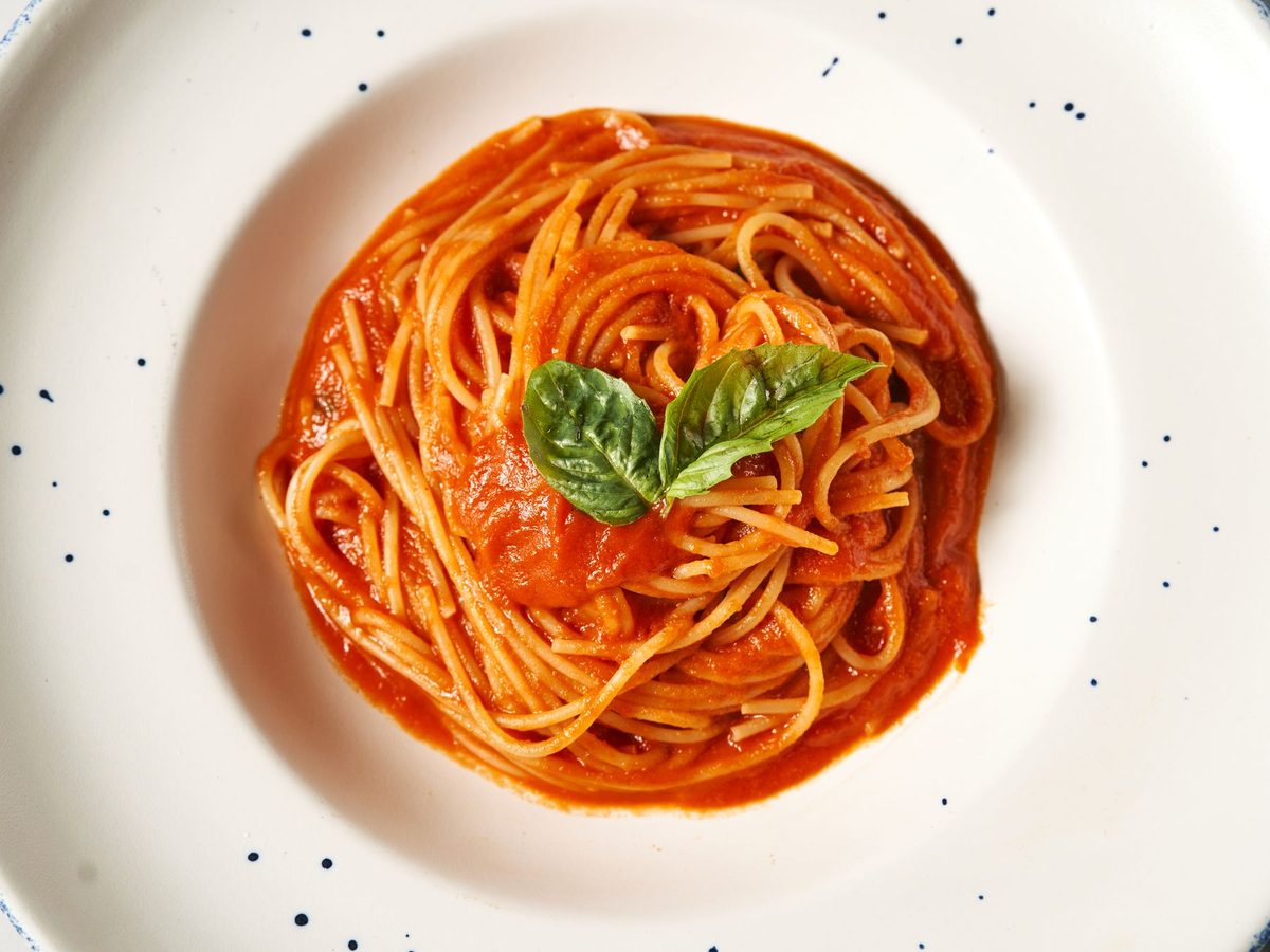 Pasta al Pomodoro, a Italian recipe